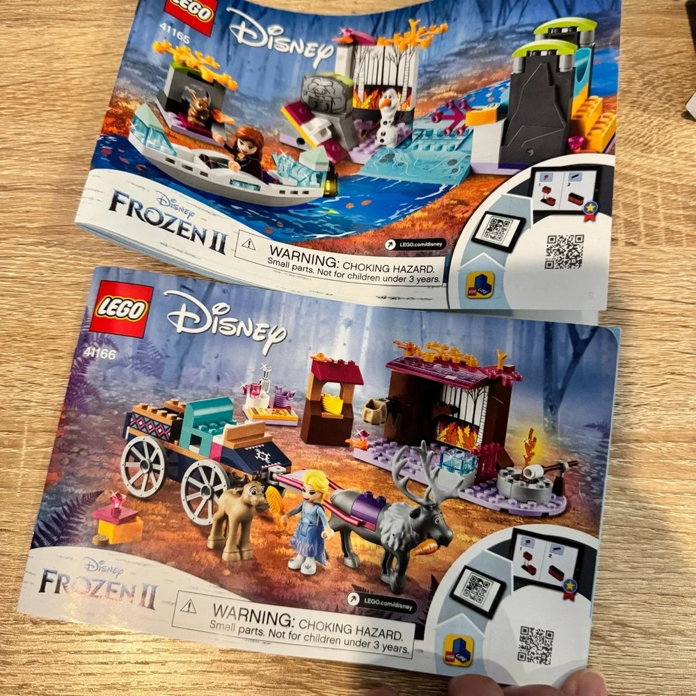 2 Sets Disney Frozen II Legos - 41165 and 41166